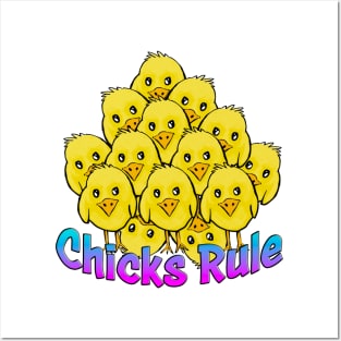 Chicks Rule Posters and Art
